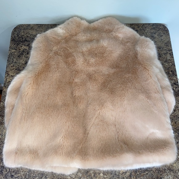 Donna Salyers Fabulous Furs Sheared Mink Faux Fur Cozy Elegant Feminine Jacket M - Picture 13 of 15
